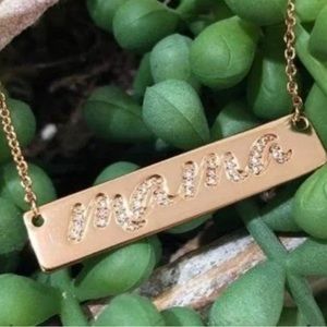 LIMITED EDITION- Origami owl Mama Bar Necklace - Rose gold- NWT